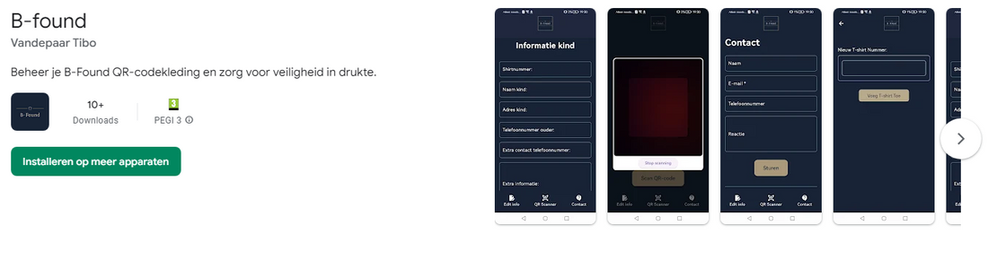 B-found App nu beschikbaar in de Google Play Store!